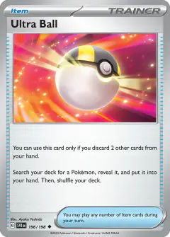 Ultra Ball Uncommon card from Scarlet & Violet Base