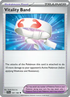Vitality Band Uncommon card from Scarlet & Violet Base