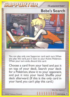 Bebe's Search Uncommon card from Secret Wonders