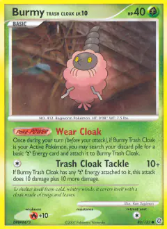 Burmy Trash Cloak Common card from Secret Wonders
