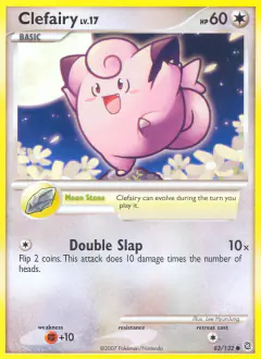 Clefairy Common card from Secret Wonders