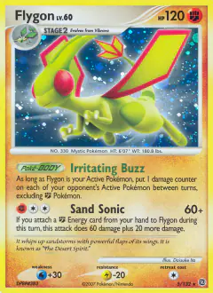 Flygon Rare Holo card from Secret Wonders