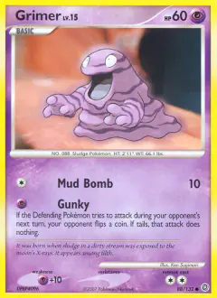 Grimer Common card from Secret Wonders