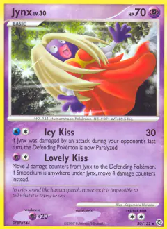 Jynx Rare card from Secret Wonders