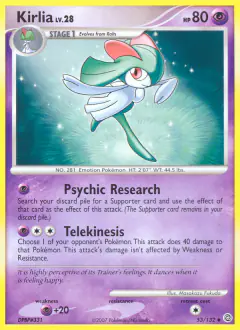 Kirlia Uncommon card from Secret Wonders