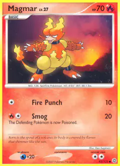 Magmar Common card from Secret Wonders