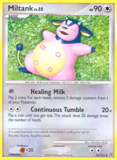 Miltank Uncommon card from Secret Wonders