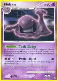 Muk Uncommon card from Secret Wonders