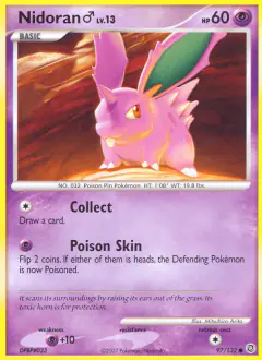 Nidoran ♂ Common card from Secret Wonders