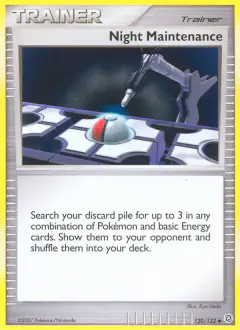 Night Maintenance Uncommon card from Secret Wonders
