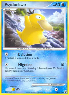Psyduck Common card from Secret Wonders