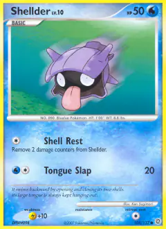 Shellder Common card from Secret Wonders