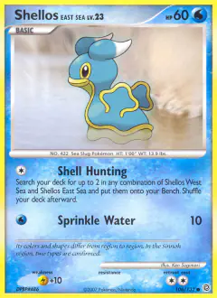 Shellos East Sea Common card from Secret Wonders