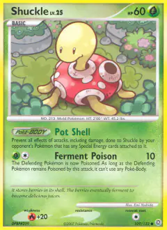 Shuckle Common card from Secret Wonders