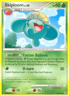 Skiploom Uncommon card from Secret Wonders