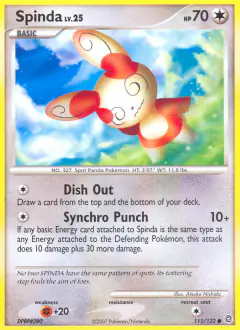 Spinda Common card from Secret Wonders