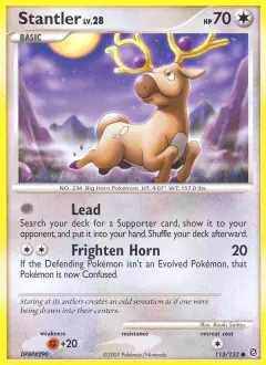 Stantler Common card from Secret Wonders