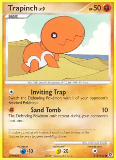 Trapinch Common card from Secret Wonders
