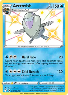 Arctovish Rare Shiny card from Shining Fates