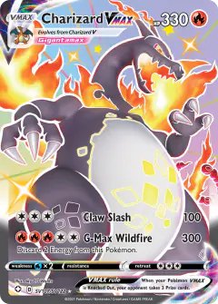 Charizard VMAX Rare Holo VMAX card from Shining Fates