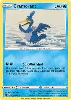 Cramorant Uncommon card from Shining Fates