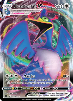 Cramorant VMAX Rare Holo VMAX card from Shining Fates