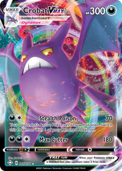 Crobat VMAX Rare Holo VMAX card from Shining Fates
