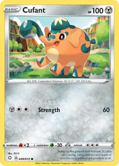 Cufant Common card from Shining Fates