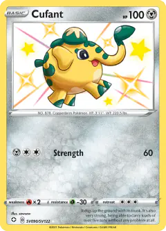 Cufant Rare Shiny card from Shining Fates