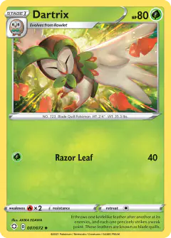 Dartrix Uncommon card from Shining Fates