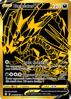 Eternatus V Rare Secret card from Shining Fates