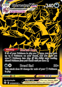 Eternatus VMAX Rare Secret card from Shining Fates