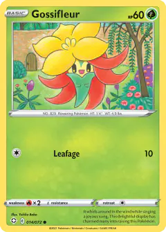 Gossifleur Common card from Shining Fates