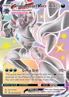 Grimmsnarl VMAX Rare Holo VMAX card from Shining Fates