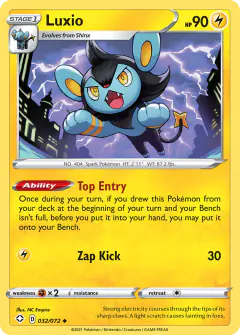 Luxio Uncommon card from Shining Fates