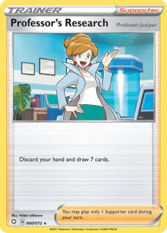 Professor's Research Rare card from Shining Fates