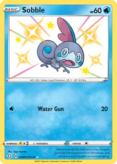 Sobble Rare Shiny card from Shining Fates