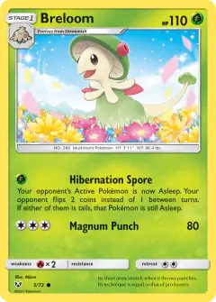 Breloom Common card from Shining Legends