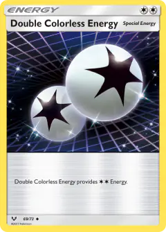 Double Colorless Energy Uncommon card from Shining Legends