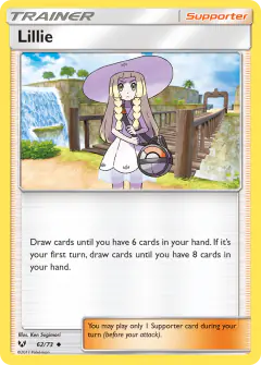 Lillie Uncommon card from Shining Legends