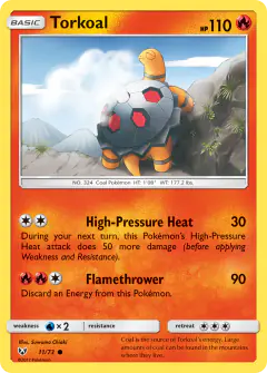 Torkoal Common card from Shining Legends