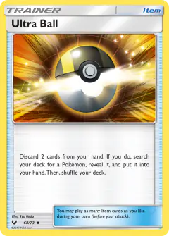 Ultra Ball Uncommon card from Shining Legends
