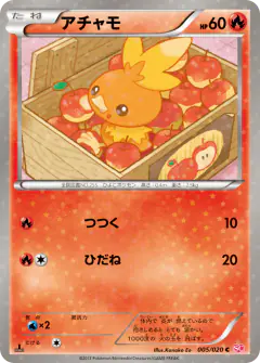 Torchic Common card from Shiny Collection