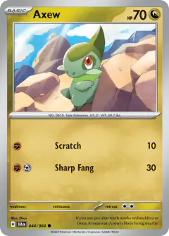 Axew Common card from Shrouded Fable