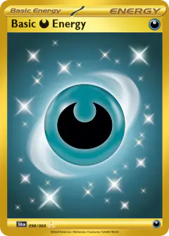 Basic Darkness Energy Hyper Rare card from Shrouded Fable