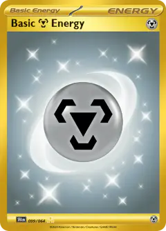 Basic Metal Energy Hyper Rare card from Shrouded Fable