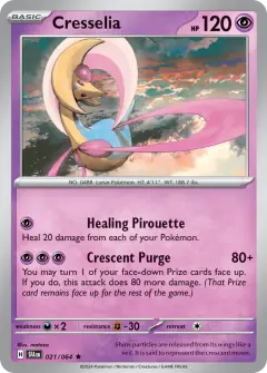 Cresselia Rare card from Shrouded Fable