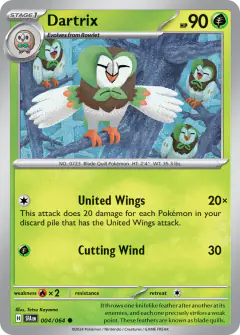 Dartrix Common card from Shrouded Fable