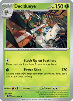 Decidueye Uncommon card from Shrouded Fable