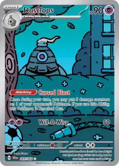 Dusclops Illustration Rare card from Shrouded Fable